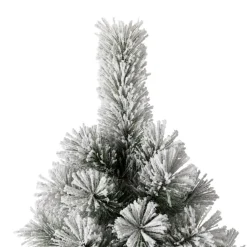 Glitzhome 6 Ft. Preloaded Led Pencil Pine Artificial Christmas Tree