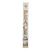 Glitzhome 60" H Wooden Nativity Peace Porch Sign