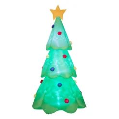 Glitzhome 9' Lighted Inflatable Christmas Tree Decor