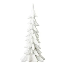 Glitzhome 14.75" Resin Christmas Table Tree Decor