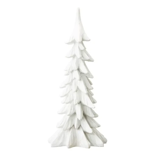 Glitzhome 14.75" Resin Christmas Table Tree Decor