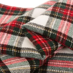 Glitzhome 60In L Acrylic Plaid Woven Throw