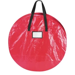 Hastings Home Tree And Wreath Storage Bag Set - Red
