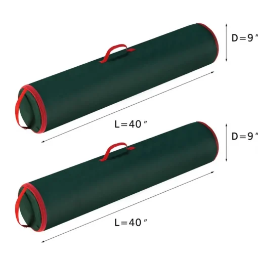 Hastings Home Wrapping Paper Storage Bag For Up To 40" Rolls 2-Pack