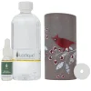 Lucid Candle 6" Cardinal Candle With 16 Oz. Liquid And Stone