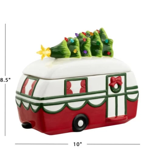 Mr. Christmas 10" Camper Cookie Jar