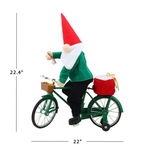 Mr. Christmas 22.4" Cycling Gnome