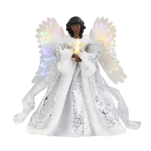Mr. Christmas 12" Fiber Optic Angel Tree Topper