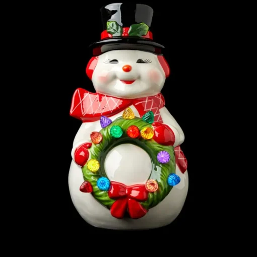 Mr. Christmas 10" Led Ceramic Figure With Timer
