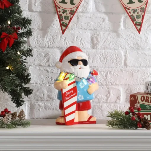 Mr. Christmas 10" Led Ceramic Figure With Timer