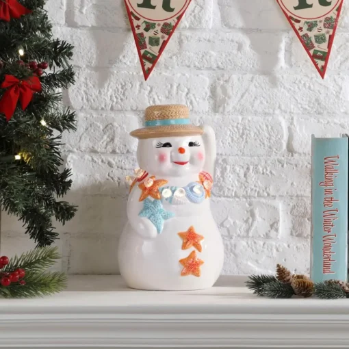 Mr. Christmas 10" Led Ceramic Figure With Timer
