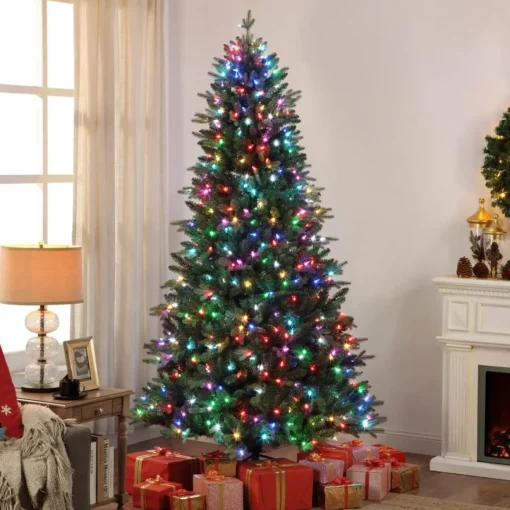 Mr. Christmas 7.5' Unflocked Tree With Alexa Integration