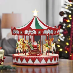 Mr. Christmas 13.5" Vintage Carousel