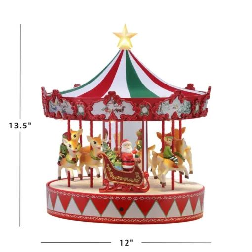 Mr. Christmas 13.5" Vintage Carousel
