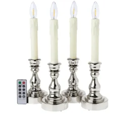 Mr. Christmas 13.5 Window Taper Candles - Set Of 4