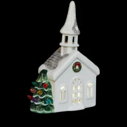 Mr. Christmas Nostalgic Ceramic Village - Set Of 3
