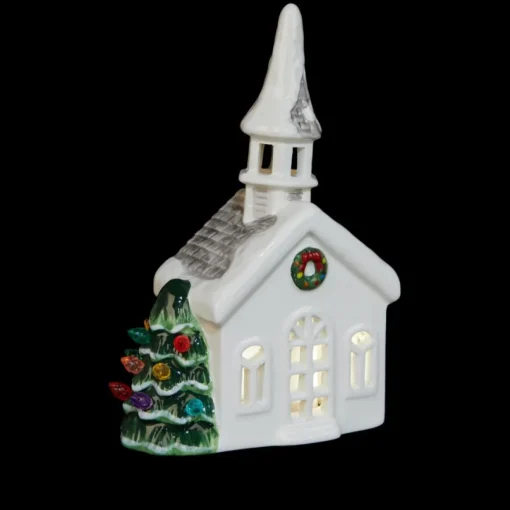 Mr. Christmas Nostalgic Ceramic Village - Set Of 3