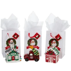 Mr. Christmas Nostalgic Ceramic Village - Set Of 3
