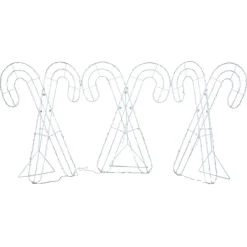 Mr. Christmas 3-Piece Folding Candy Canes Set