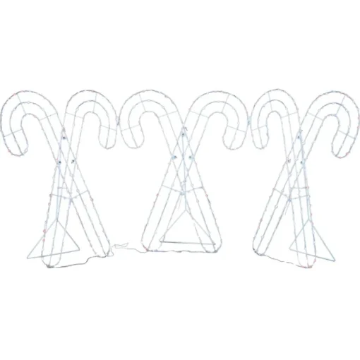 Mr. Christmas 3-Piece Folding Candy Canes Set