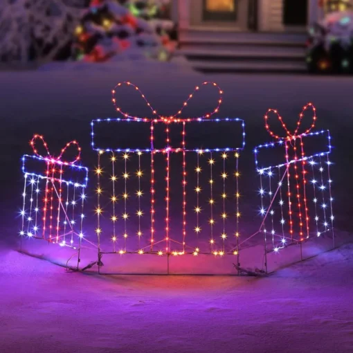 Mr. Christmas 3-Piece Folding Presents Set