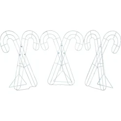 Mr. Christmas 3-Piece Folding Candy Canes Set