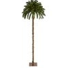 Nearly Natural 7' Artificial Christmas Palm Tree With 300 Led Lights