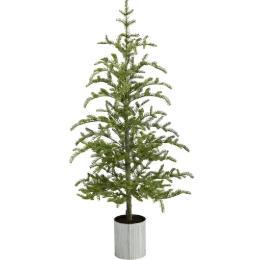 Nearly Natural 5.5 Ft. Pine Artificial Christmas Tree With 150 Lights
