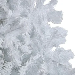 Nearly Natural 9 Ft. White Christmas Tree With 650 Led Lights
