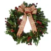 30" Premium Decorated Wreath - 70 Clear Lights