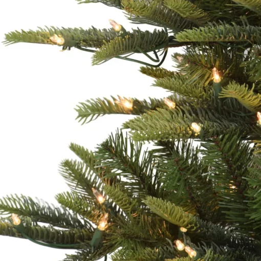 Puleo 4-1/2 Ft. Pre-Lit Arctic Fir Artificial Christmas Tree