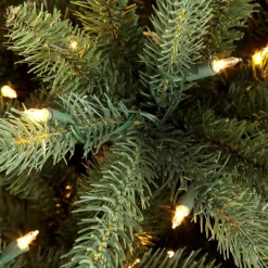 Puleo 4-1/2 Ft. Pre-Lit Green Mountain Fir Artificial Christmas Tree