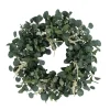 Puleo International 24" Artificial Eucalyptus Floral Spring Wreath