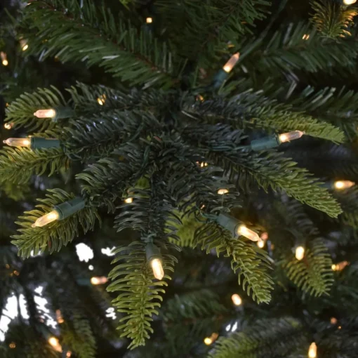 Puleo International 7.5' Color Select Pre-Lit Aspen Green Fir Tree