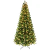 Puleo International 6.5' Pre-Lit Virginia Pine Tree