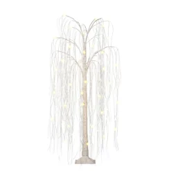 Puleo International 5' Prelit Willow Tree W/ 240 Warm White Led Lights