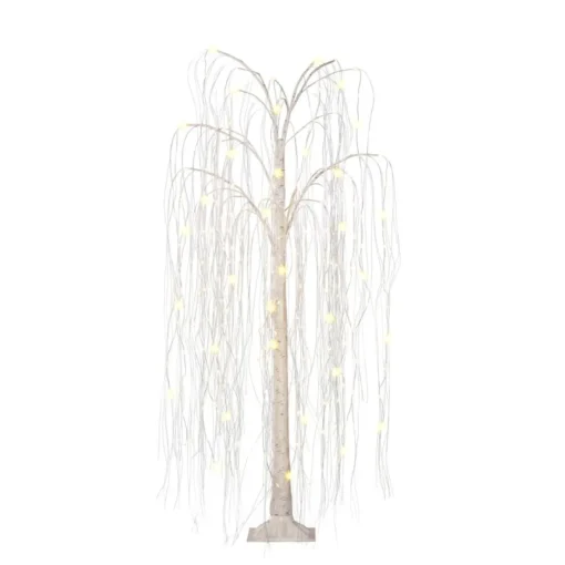 Puleo International 5' Prelit Willow Tree W/ 240 Warm White Led Lights