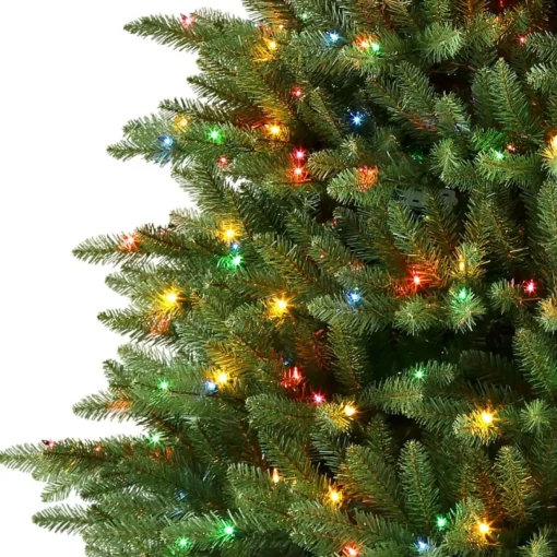 Puleo International 7.5' Pre-Lit Franklin Fir Christmas Tree