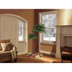 Puleo International Premium 3.5'/6' Artificial Palm Tree W/ 175 Lights