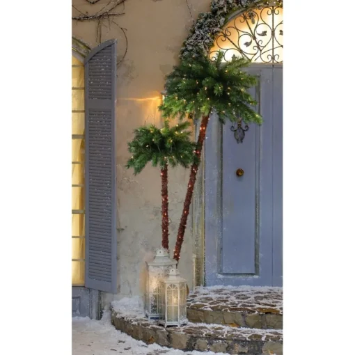 Puleo International Premium 3.5'/6' Artificial Palm Tree W/ 175 Lights