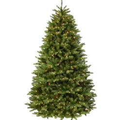 Puleo Intl. 7.5' Pre-Lit Franklin Fir Grand Artificial Christmas Tree