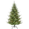 Puleo Intl. Pre-Lit 7.5' Spruce Artificial Christmas Tree, Green