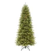 12' Slim Franklin Fir Artificial Christmas Tree - 1200 Clear Lights