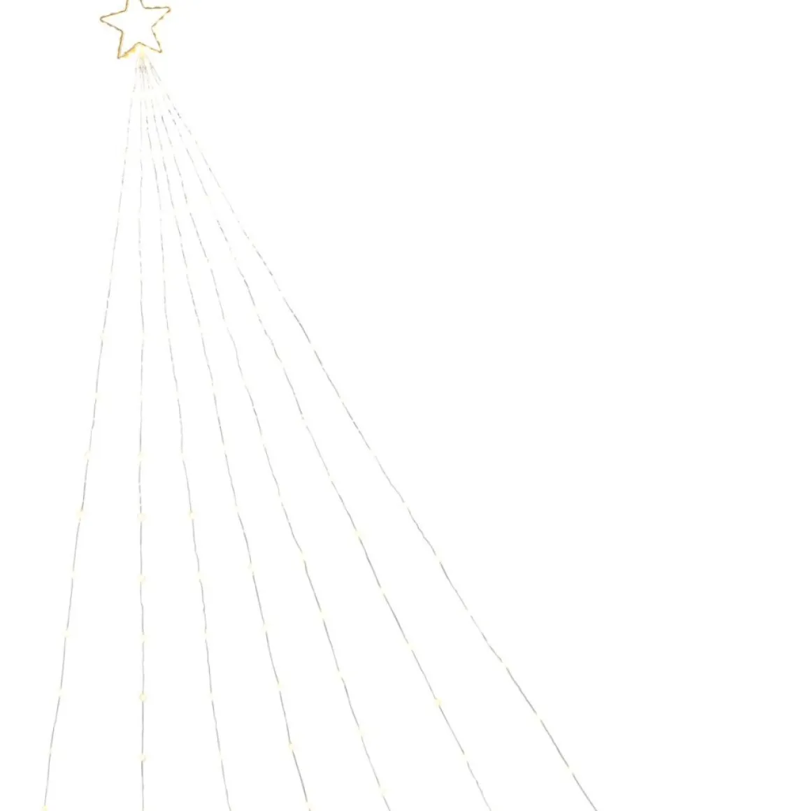 The Gerson Company 5" Electric Shooting Star W/ Seven 7' Tails, Leds