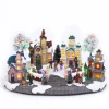 The Gerson Company 15.35" Electric Lighted Musical Holiday Village