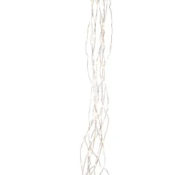 The Gerson Company 6' Warm White Led Light String Spray On Silver Wire