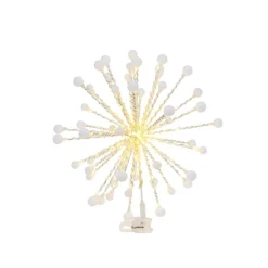 The Gerson Company 13.7"H Electric Led Starburst Tree Topper