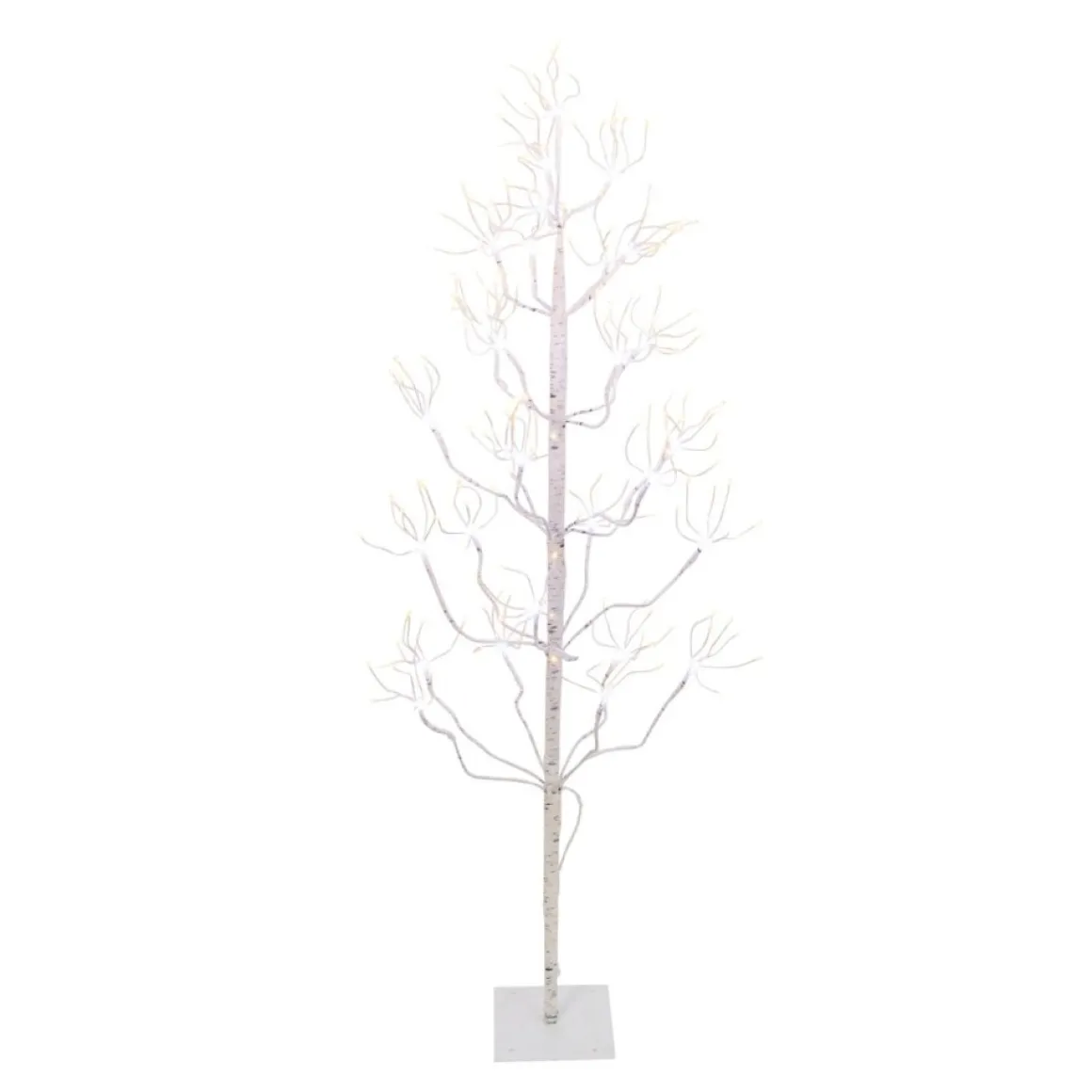 The Gerson Company 4'H Electric White Birch Tree W/ 336 Led Lights