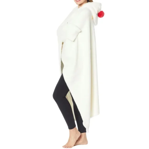 Warm & Cozy Hooded Holiday Throw