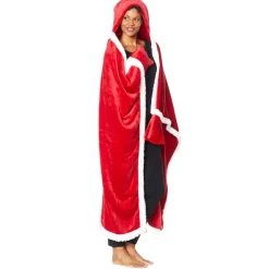 Warm & Cozy Hooded Holiday Throw